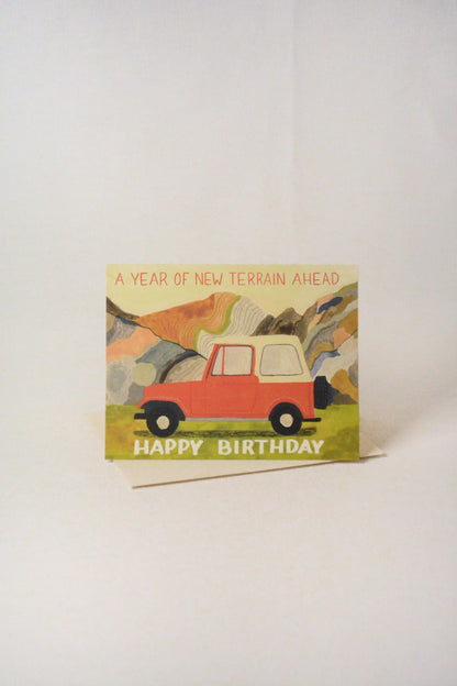 'A Year Of New Terrain Ahead' Card