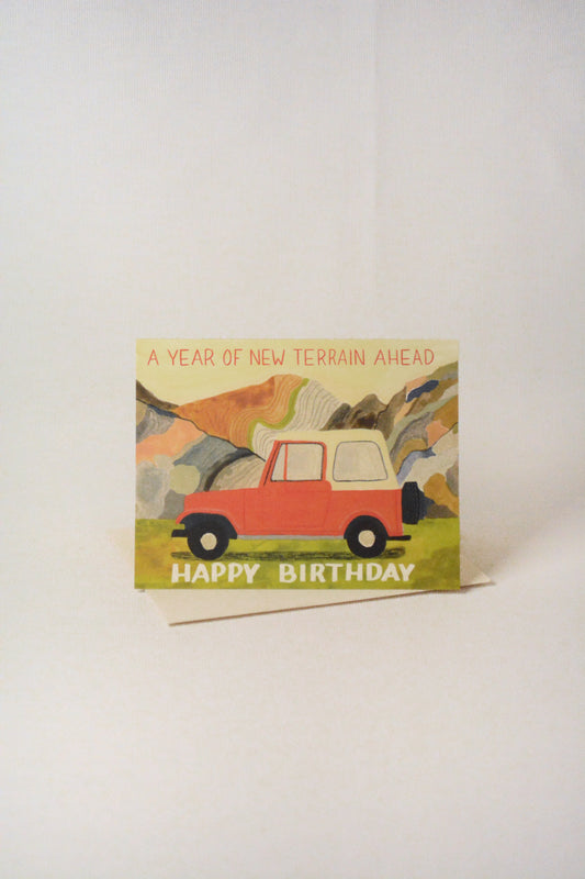 'A Year Of New Terrain Ahead' Card