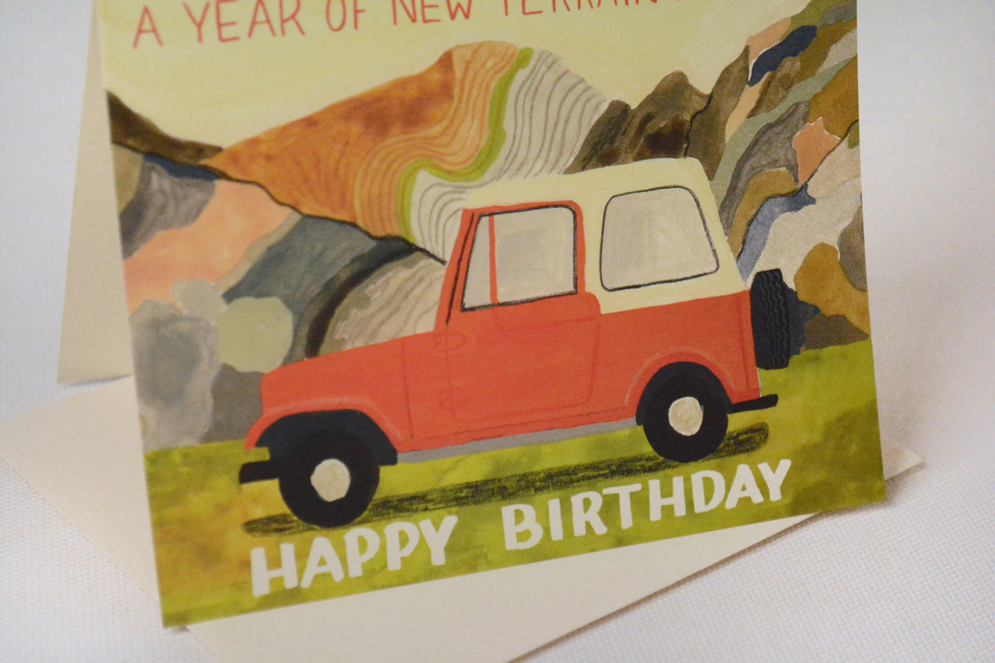 'A Year Of New Terrain Ahead' Card