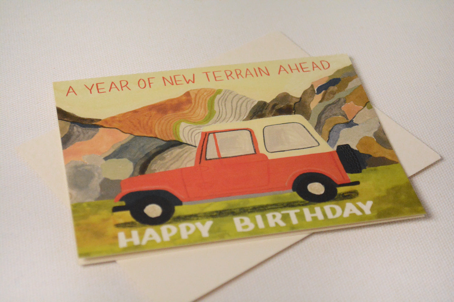 'A Year Of New Terrain Ahead' Card