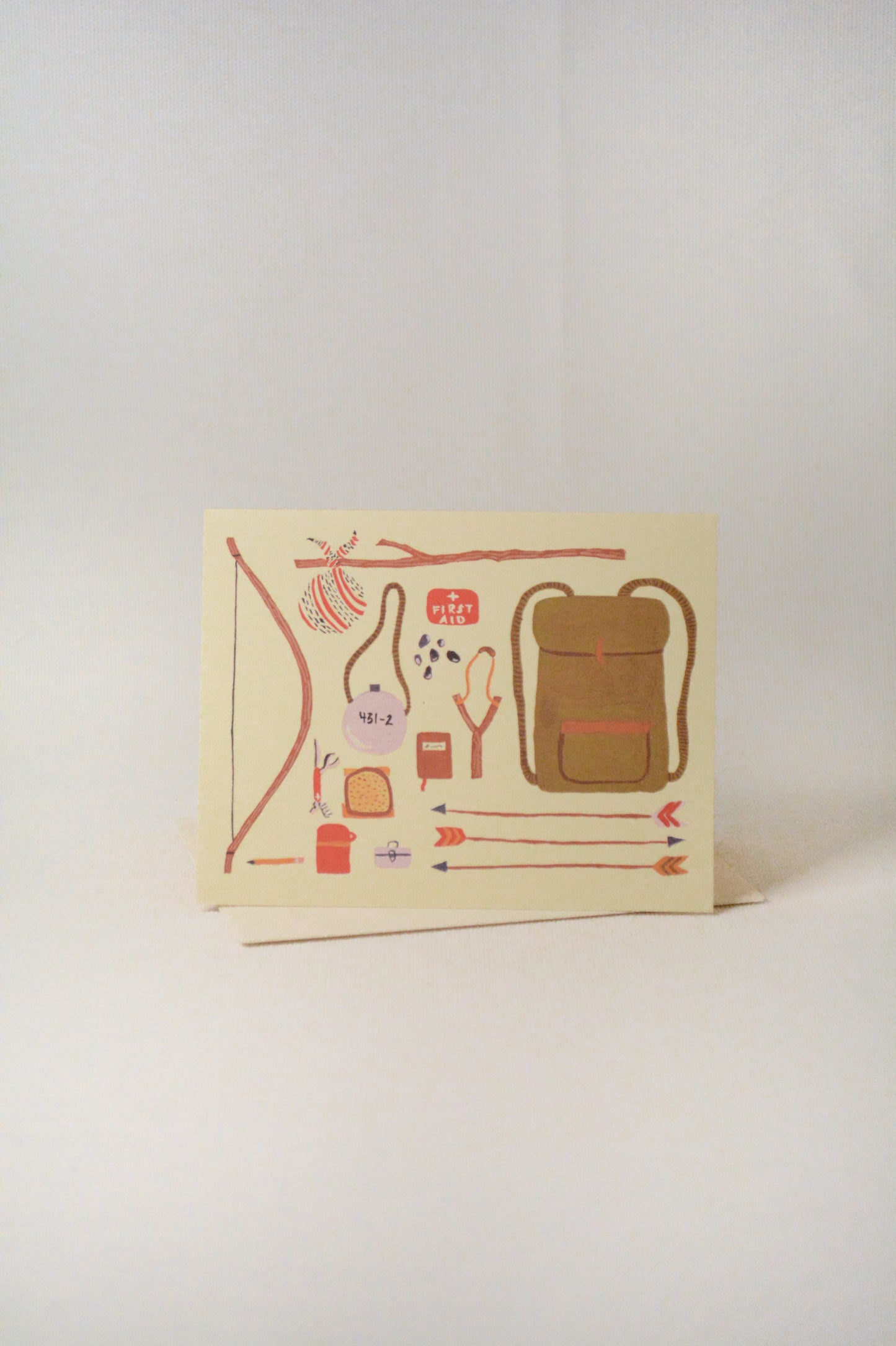 'Backpacking' Card