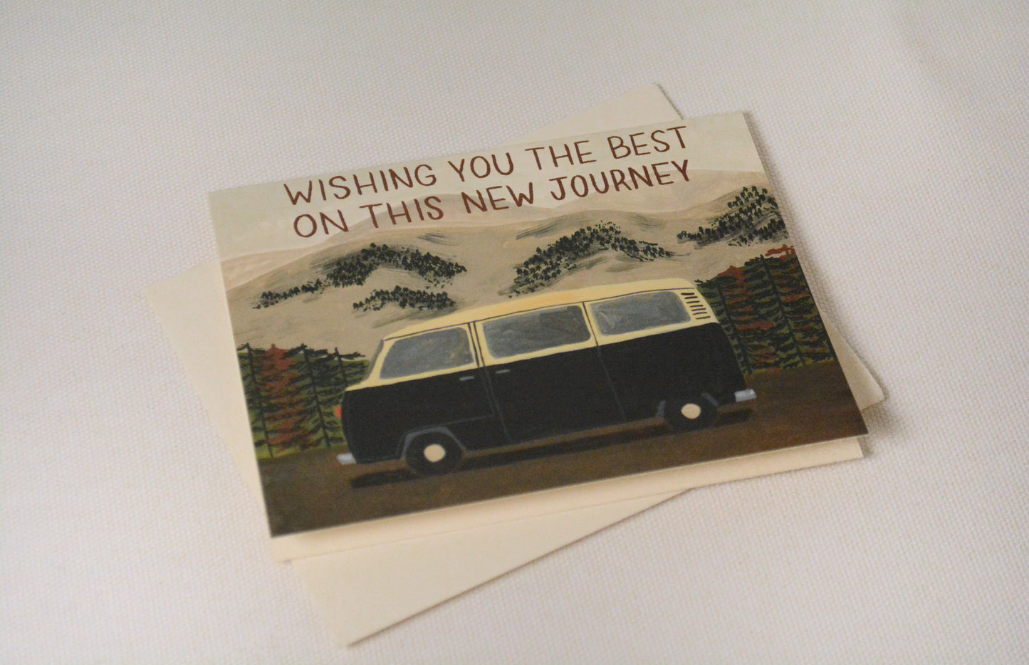 'Wishing You The Best on New Journey' Card