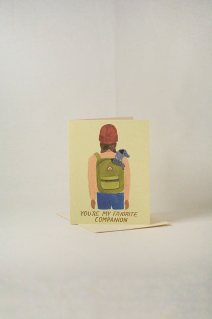 'You're My Favorite Companion' Card