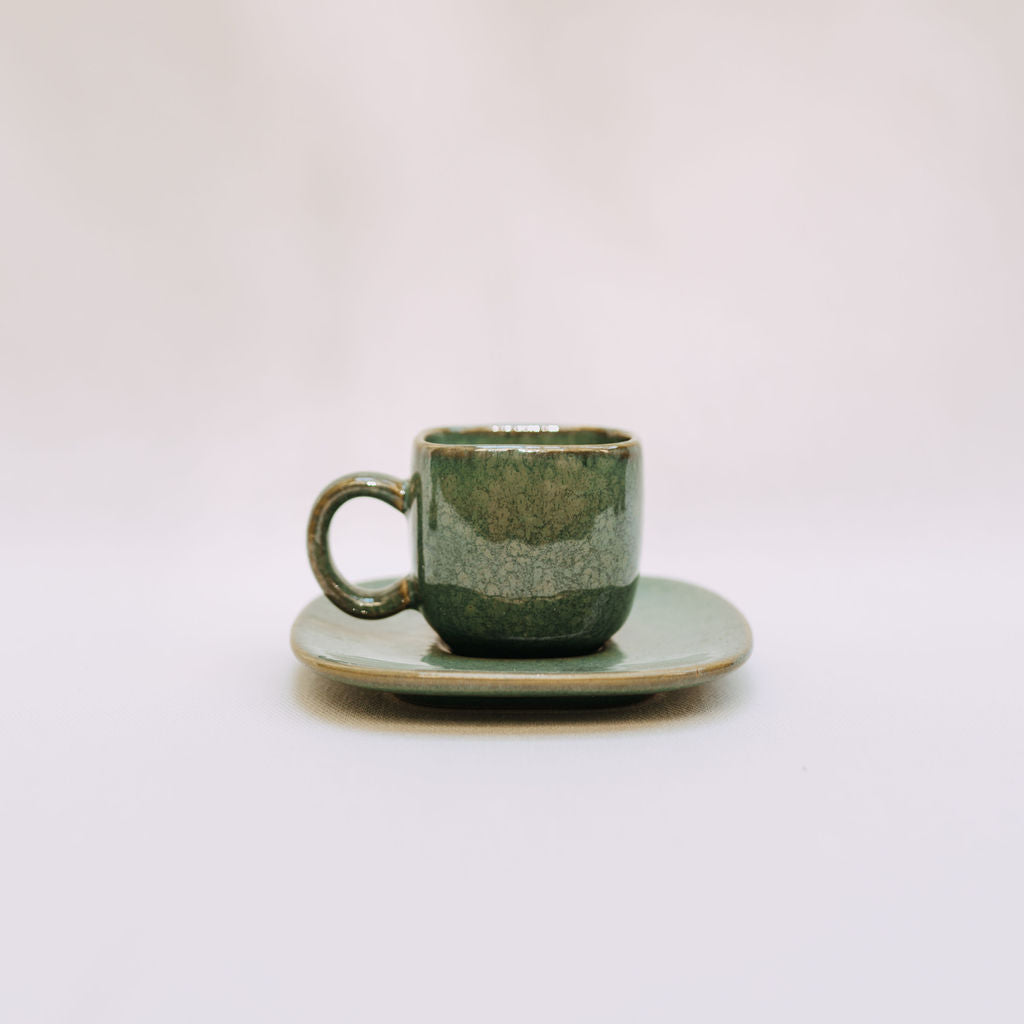 Stoneware Espresso Cups