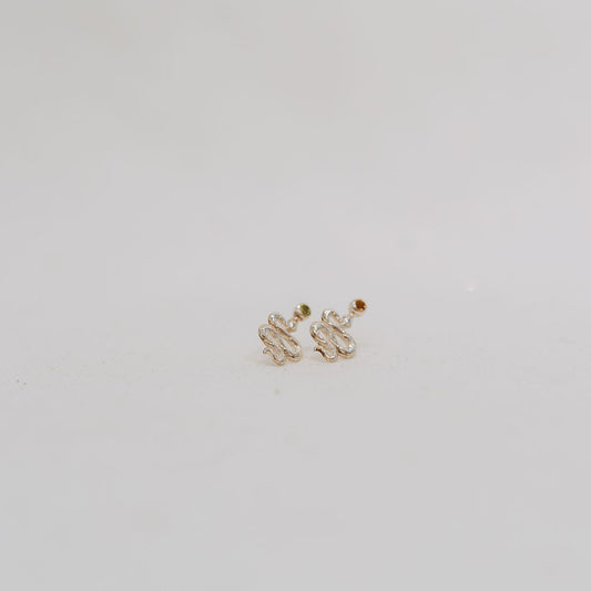 Serpent Stud Earrings